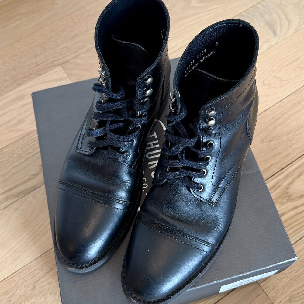 Thursday Boots Captain Black Size 9.5